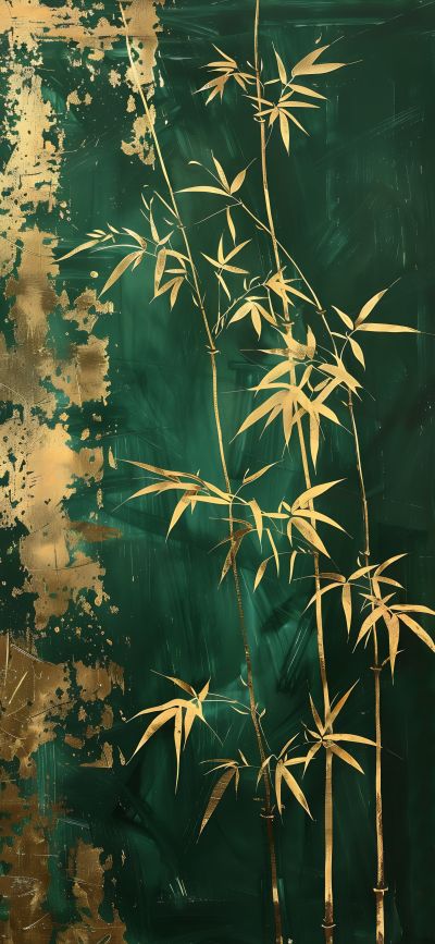 大美国风国潮元素中式美学壁画壁纸背景
