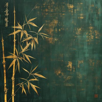 大美国风国潮元素中式美学壁画壁纸<b>背</b><b>景</b>
