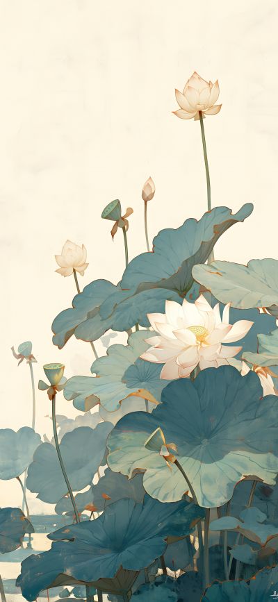 大美国风国潮元素中式美学壁画壁纸<b>背</b><b>景</b>