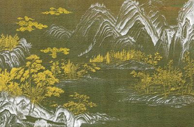 高清新中式亭台楼阁线条肌理<b>背</b><b>景</b><b>墙</b>壁画