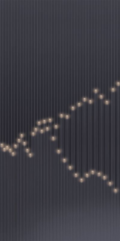 高清灯光夹丝玻璃艺术格栅隔断