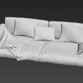 双人布艺懒人沙发