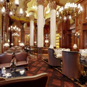 欧式酒店会所休息区下载