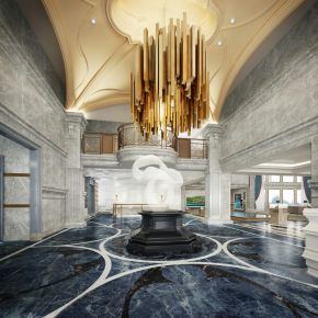 欧式售楼处大厅