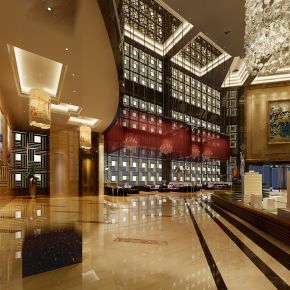 奢华现代售楼处整套