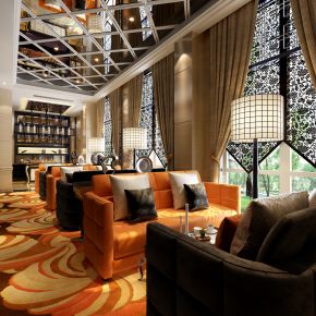 现代售楼处3D模型