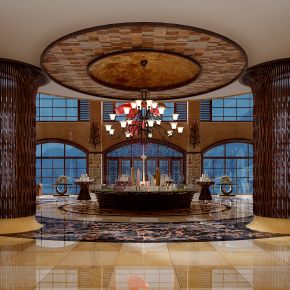 房地产售楼中心3D模型