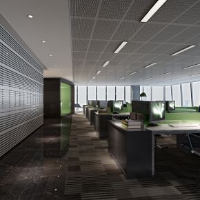 開敞辦公區(qū)和過道