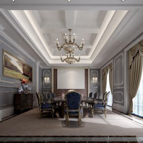 欧式风格公司会议室