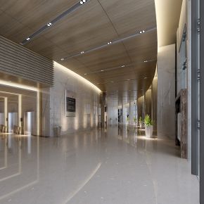 公司大楼过道大厅