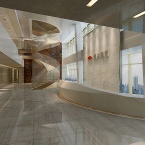 上市集團(tuán)公司前臺大廳