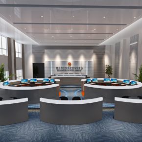 指挥中心3D模型