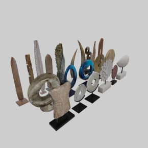 中式装饰摆件组合