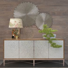 新中式边柜陈设品组合