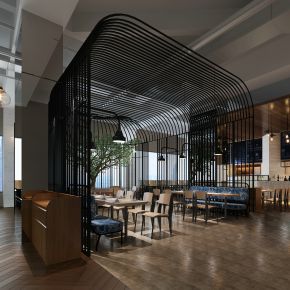 工业风餐厅饭店