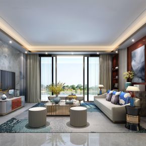 新中式风格客厅