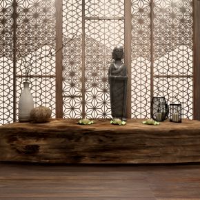 中式陈设品组合