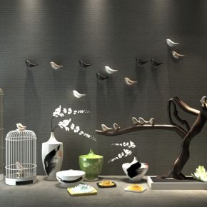 中式陈设品组合