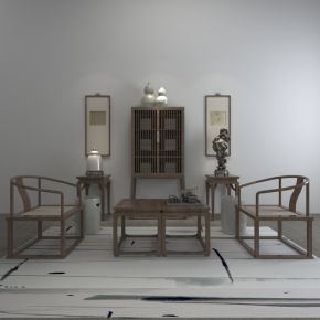 中式茶几桌椅组合