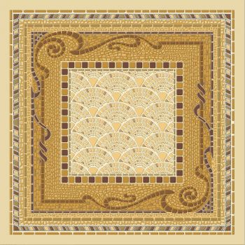 方形地毯3D贴图