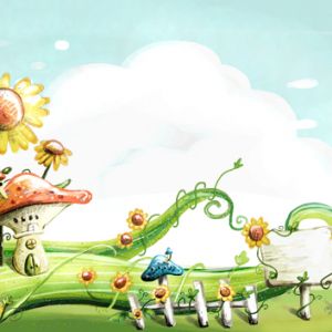 儿童趣味卡通风格装饰画