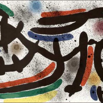 杰昂。米罗油画作品