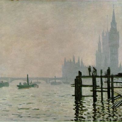 莫奈油画作品装饰画