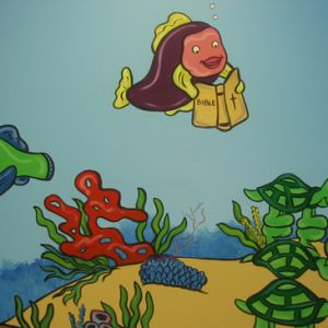 儿童趣味卡通风格装饰画
