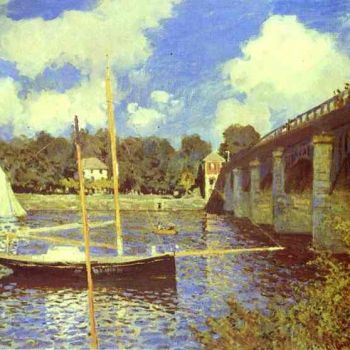 莫奈油画作品装饰画