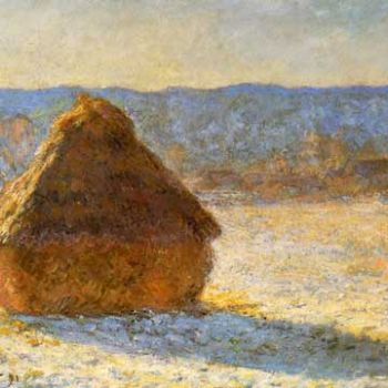 莫奈油画作品装饰画