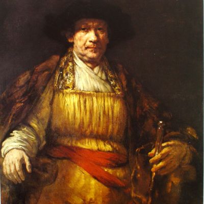 伦勃朗油画作品装饰画