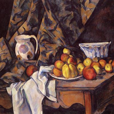 塞尚油画大师作品装饰画