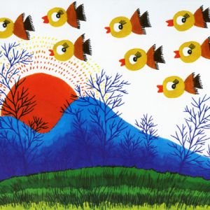 儿童趣味卡通风格装饰画