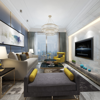 现代风格家装VR全景图