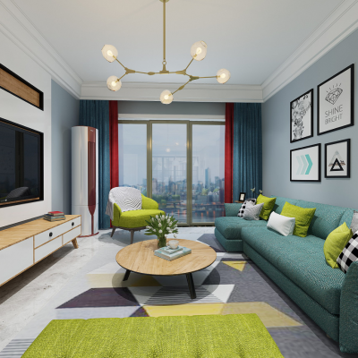 现代风格家装VR全景图