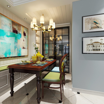 现代风格客厅餐厅
