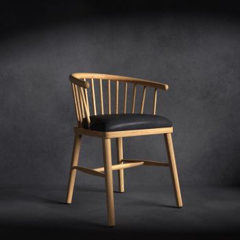 中式风格实木单人椅子