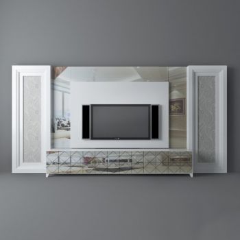 电视柜电视墙