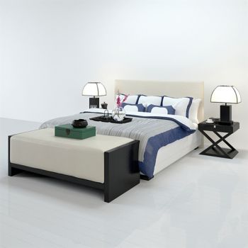 现代双人床
