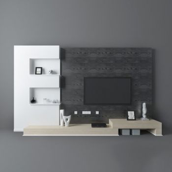 电视柜电视墙