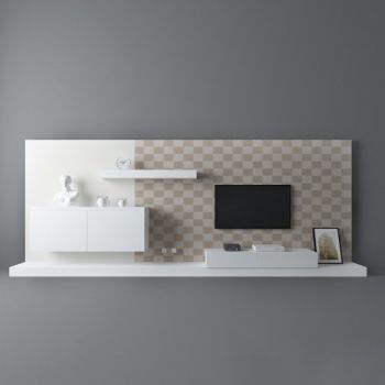 电视柜电视墙