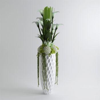 落地花卉3D模型