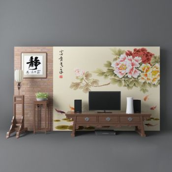 电视柜电视墙
