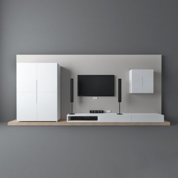 电视柜电视墙