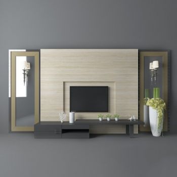 电视柜电视墙