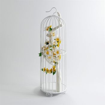 落地花卉3D模型