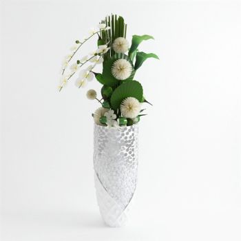 落地花卉3D模型