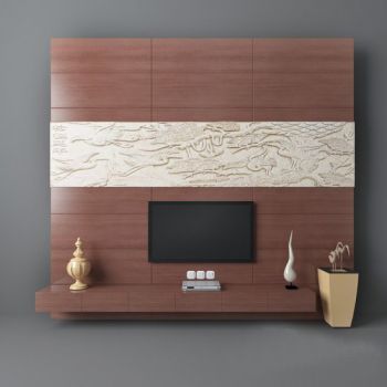 电视柜电视墙