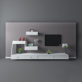 电视柜电视墙