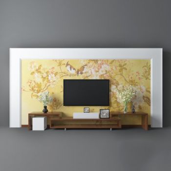 电视柜电视墙